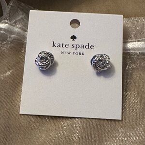 Kate Spade Infinity and beyond earrings NWT